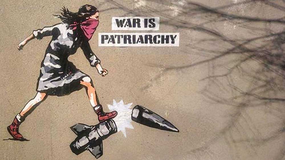 War Is Patriarchy, a Roma l&rsquo;opera di Laika contro guerra e patriarcato